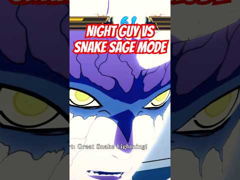 NIGHT GUY VS MITSUKI SAGE MODE