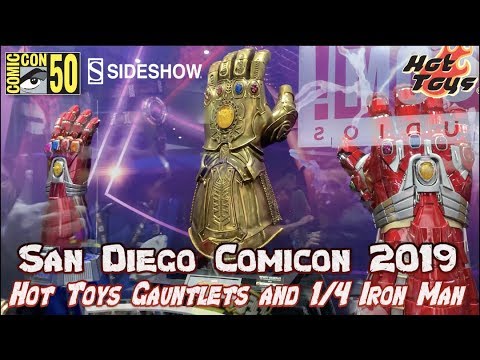 SDCC San Diego Comicon 2019 Hot Toys GAUNTLETS, Iron Man 1/4 scales