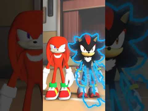 Sonic vs Knuckles x Shadow In Gym (Perfect Outlines)