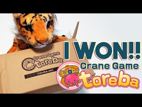 I WON A TIGER AT CRANE GAME TOREBA!!!