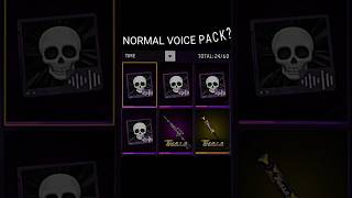 NORMAL VOICE PACK? #shorts #freefire #trending #ffshorts #khelegafreefire #short #ytshorts #ff#ffmax