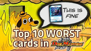 Top 10 WORST cards in Duel Masters