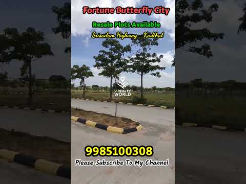 Resale Plots at fortune Butterfly City  Srisailam Highway Kadthal #fbc #dtcp #plot #resale #ytshorts