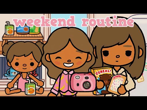 🥞Family WEEKEND Routine! *STARTING A CHANNEL…GYMNASTICS* Toca Boca Life World 🌎 #tocaboca