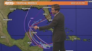 Wednesday 5 AM Tropical Update: Hurricane could form in the Caribbean this week