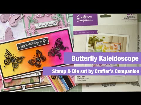 Butterfly Kaleidoscope Stamp & Die set by #crafterscompanion