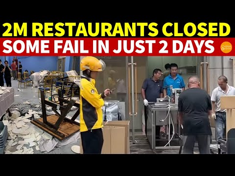 2024 Sees 2 Million Restaurant Closures in China, Some Failing Within 2 Days, Losing Millions