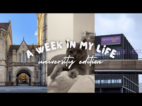 A Week in My Life 📚 computer science @ The University of Manchester ♡