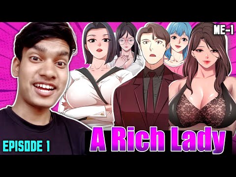 Poor Boy Work In Rich Lady House But ! | A rich lady manhwa explain in hindi