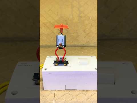 Dc Moter vs 220v electricity #electrical #experiment #science #ideas