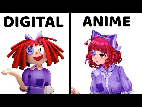 What if Amazing Digital Circus characters were Anime Girls?