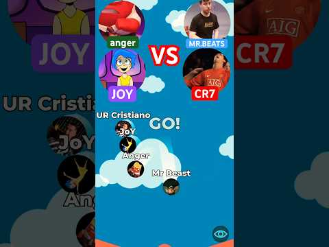 UR Cristiano 🆚 MR Beast 🆚 JOY 🆚Anger #joy #mrbeast #urcristiano #cristianoronaldo