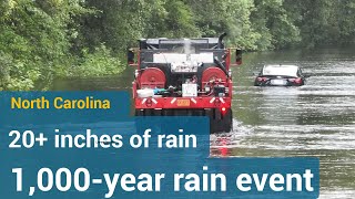 Historical flooding in North Carolina #NCwx #CarolinaBeach #PTC8