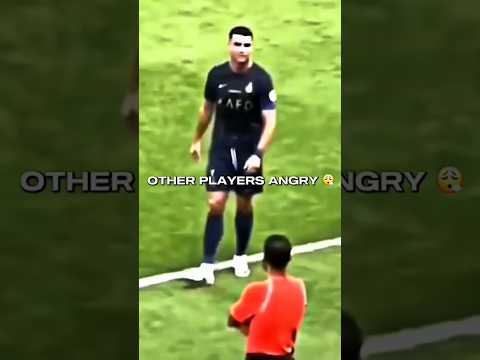 Player anger moments vs de Bruyne angry reaction😂💀 #football #ronaldo #reaction