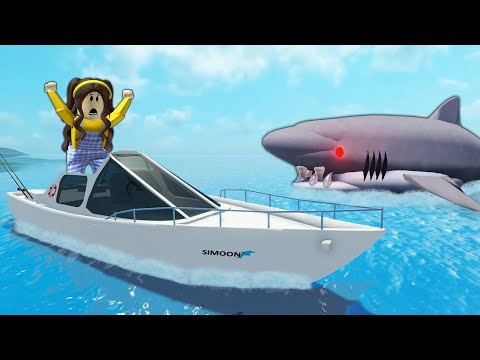 Escaping From The Angry Shark in Roblox