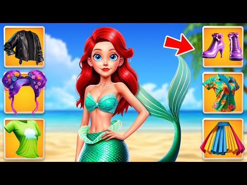 The Little Mermaid Extreme Makeover! How To Glow Up To Bad Girl