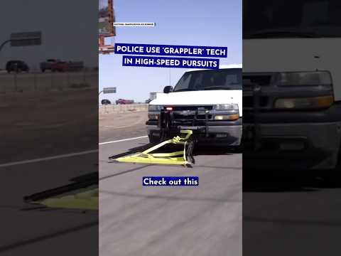 Police Celebrate as Absurd ‘Grappler’ Device Ends Chase With a Crash.