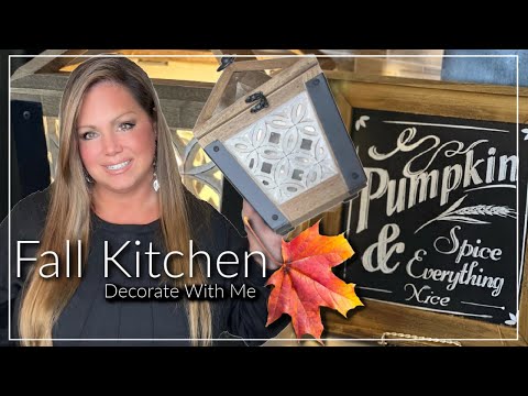 New| Fall Kitchen Decorate With Me | 2024