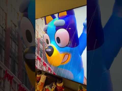 2023 BLUEY and Keepy Uppy Balloon Float at Macy's Thanksgiving Day Parade! November 2023