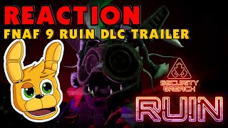 FNAF Security Breach Ruin Trailer Reaction | FNAF Reaction | FNAF 9, FNAF SB Ruin, FNAF Ruin