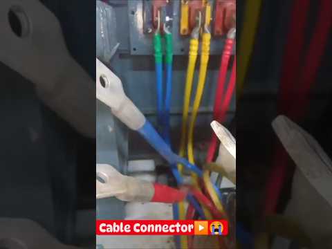 How to Cable Connectors Connecting 🤯▶️ | Cable Connector Connection #shorts