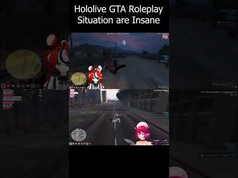 Hololive GTA Roleplay Situation are INSANE [DAY 1]  #fuwamoco  #holoGTA #holoGTA切り抜き#YABAE #IRyShow