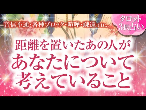 🔮恋愛タロット🌈音信不通・ブロック・お別れ・疎遠・喧嘩・すれ違いetc…距離を置いた、離れてしまったあの人が、会えない今、あなたについて考えていること🌈2人の関係・2人の未来💗復縁リーディング💗