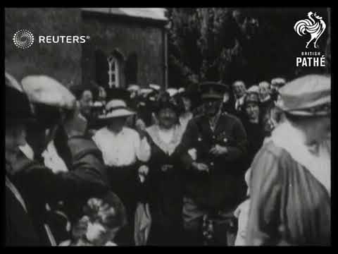 SPORTS : AN IRISH WEDDING MARRIAGE OF MAJOR  DERMOT H. MCCALMONT AND LADY BARBARA HELEN CO...(1918)