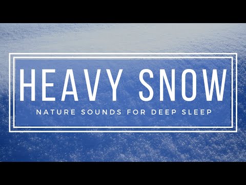 Heavy Snowfall and Howling Wind Sounds - 10 Hours Heavy Snowfall for Deep Sleep and Meditation HD