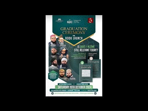 Graduation Ceremony & Book Launch | Greengate Jamia Masjid