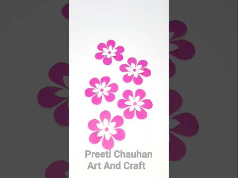 Easy Paper Flower Making Idea | How To Make Paper Flower | New Design Flowers #shorts