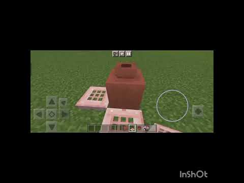 Minecraft flower pot build hack #shorts