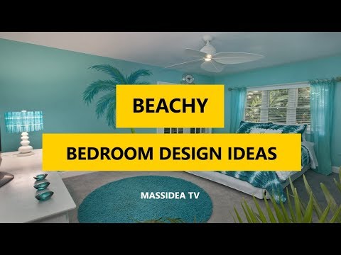 50+ Awesome Beautiful Beachy Bedroom Design Ideas 2018