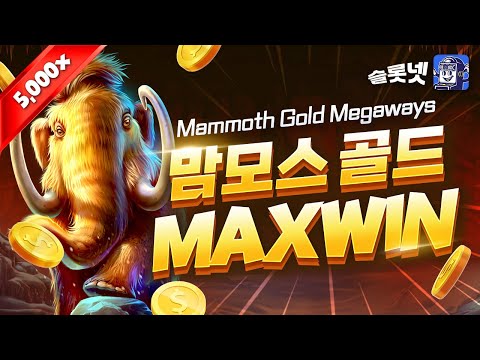 [슬롯][온라인슬롯] 맘모스 골드 맥스윈!  Pragmatic Play Mammoth Gold MW Max Win! [프라그마틱][슬롯머신]