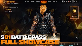 ALL NEW Black Ops 6 Season 1 BATTLE PASS TIERS & REWARDS! (Tier 1-100 FULL SHOWCASE!)