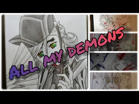 All my demon (Demon Slayer) | Douma | Akaza | Rui | Rui's Sister | Muzan Kibutsuji