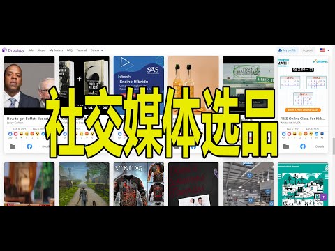 【跨境电商技术】选品神器dropispy功能演示！