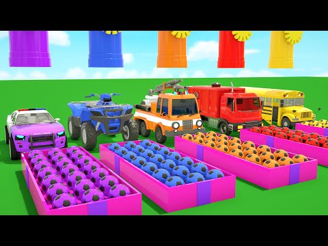 Ten in the Bed - Baby songs - Soccer ball shaped wheels - Baby Nursery Rhymes & Kids Songs