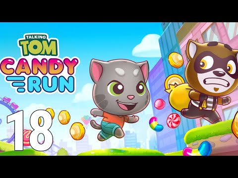 Talking Tom Candy Run Gameplay Part 17 - Hank Hamster Ball (iOS)