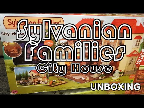 Sylvanian Families - City House with Lights Gift Set - UNBOXING