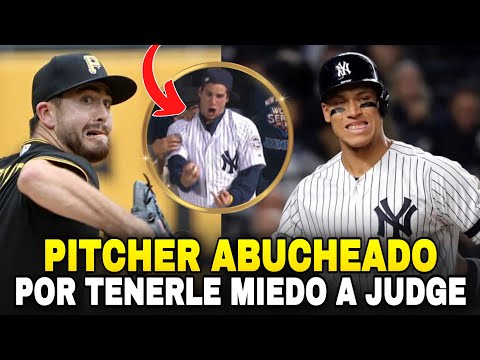 LANZADOR ES ABUCHEADO POR NO LANZARLE STRIKE A AARON JUDGE, PIRATES VS YANKEES - MLB BASEBALL SPORTS