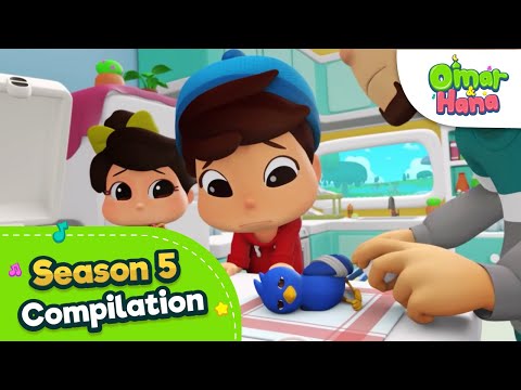 Compilation Season 5 NEW | Islamic Series & Songs For Kids | Omar & Hana English