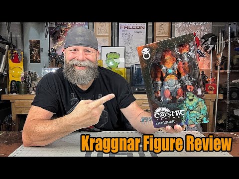 Four Horsemen Studios Cosmic Legions Hvalkatar: Book 1 Kraggnar Action Figure Review!