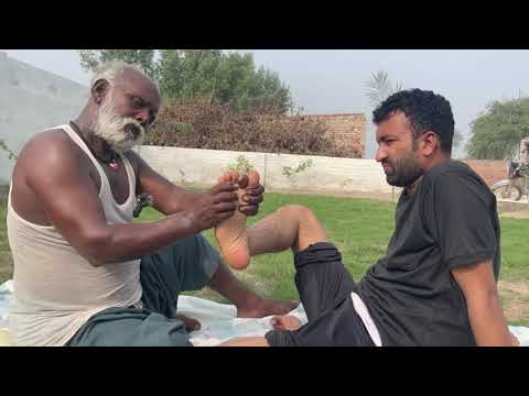 ASMR : ASMR aggressive pakistan foot massage sleep within minutes #asmr #foot  #massage