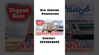 #houseforsaleintelephonecolony #boduppalhouses #below65lakhs #trending #viralshorts #reels #youtube