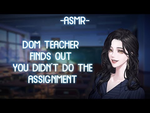 [ASMR] [ROLEPLAY] dom teacher sees through you (binaural/F4A)