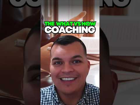 The What Vs How Coaching #dantapia #businessowners #leadconversion #customer #whatvshowcoaching