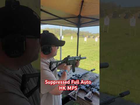 My first time shooting a Suppressed Full Auto HK MP5 at Suppressed Fest 2024