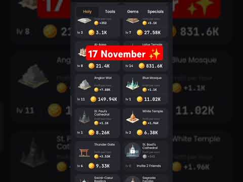 Zen coin daily combo 17 November | Zen coin today combo cards 17 November | Zen coin airdrop