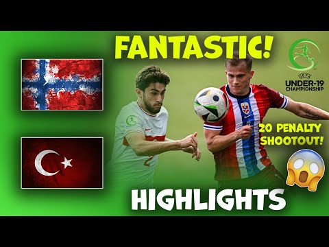 Norway v Türkiye u19 euro championship | Highlights 25-07-2024